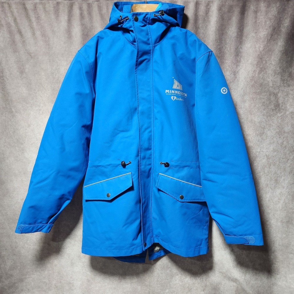 CREW 52 Volunteer SUPER BOWL LII 3-in-1 winter Parka/Coat blue 2018 size Large‎